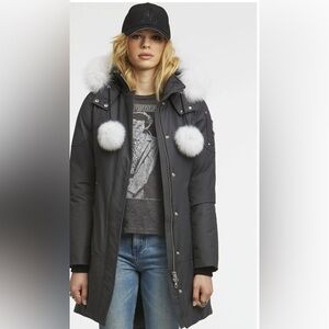 Moose Knuckles-Ladies Stirling Parka Granite-natural